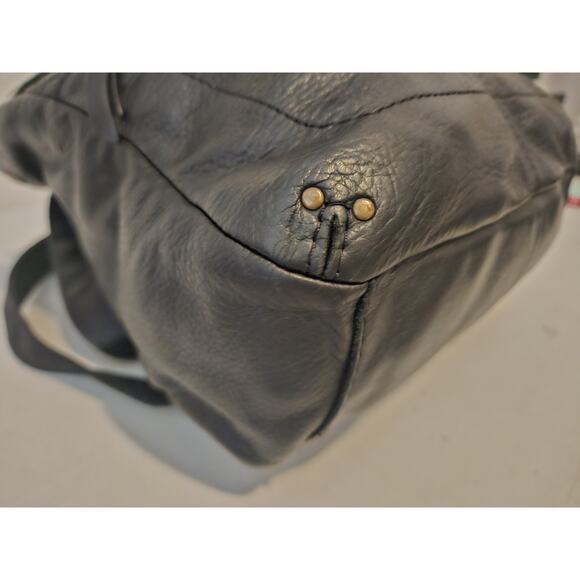 American Leather Co. Liberty Backpack Black Soft Leather *read 10x11x4 main image 6